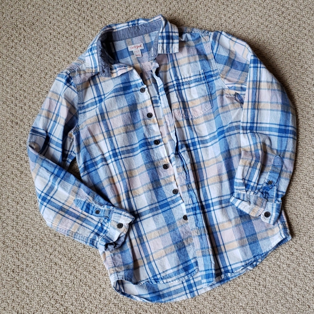 Boys long sleeve button down